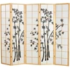 Homestyle4U Kambario pertvara, 220x2x179 cm, ruda