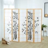 Homestyle4U Kambario pertvara, 220x2x179 cm, ruda