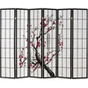 Homestyle4U Kambario pertvara, 263x2x179 cm, juoda