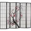 Homestyle4U Kambario pertvara, 263x2x179 cm, juoda