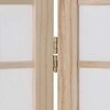 Homestyle4U Kambario pertvara, 120x2x170 cm, ruda