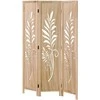 Homestyle4U Kambario pertvara, 120x2x170 cm, ruda