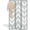 Homestyle4U Kambario pertvara, 120x2x170 cm, pilka