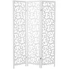 Homestyle4U Kambario pertvara, 130x2.2x175 cm, balta