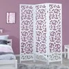 Homestyle4U Kambario pertvara, 130x2.2x175 cm, balta