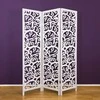 Homestyle4U Kambario pertvara, 130x2.2x175 cm, balta