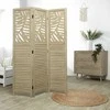 Homestyle4U Kambario pertvara, 120x2.2x170 cm, ruda