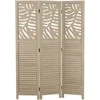 Homestyle4U Kambario pertvara, 120x2.2x170 cm, ruda
