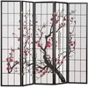 Homestyle4U Kambario pertvara, 220x2x179 cm, juoda, balta, raudona