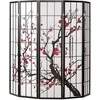 Homestyle4U Kambario pertvara, 220x2x179 cm, juoda, balta, raudona