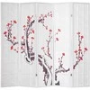 Homestyle4U Kambario pertvara, 220x2.2x179 cm, balta
