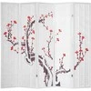 Homestyle4U Kambario pertvara, 220x2.2x179 cm, balta