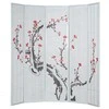 Homestyle4U Kambario pertvara, 220x2.2x179 cm, balta