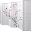 Homestyle4U Kambario pertvara, 264x2.2x179 cm, balta