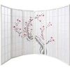 Homestyle4U Kambario pertvara, 264x2.2x179 cm, balta
