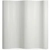 Homestyle4U Kambario pertvara, bambukinė privatumo uždanga, 200x250 cm, balta