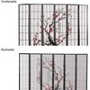 Homestyle4U Kambario pertvara, 263x2x179 cm, juoda