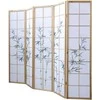 Homestyle4U Kambario pertvara, 220x2.2x175 cm, balta