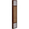 Homestyle4U Kambario pertvara, 176x2.2x175 cm, ruda