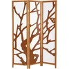Homestyle4U Kambario pertvara, 130x2.2x175 cm, ruda