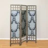 Homestyle4U Kambario pertvara, 120x2x170 cm, ruda