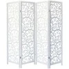 Homestyle4U Kambario pertvara, 173x2.2x175 cm, balta