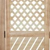 Homestyle4U Kambario pertvara, 120x2x170 cm, ruda