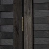 Homestyle4U Kambario pertvara, 120x2.2x170 cm, juoda