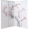 Homestyle4U Kambario pertvara, 176x2.2x179 cm, balta