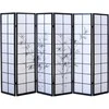 Homestyle4U Kambario pertvara, 264x2.2x179 cm, juoda