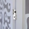 Homestyle4U Kambario pertvara, 173x2.2x175 cm, balta
