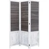Homestyle4U Kambario pertvara, 120x2x170 cm, ruda, balta