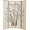 Homestyle4U Kambario pertvara, 176x2x179 cm, ruda
