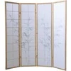 Homestyle4U Kambario pertvara, 176x2.2x175 cm, balta