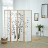 Homestyle4U Kambario pertvara, 176x2x179 cm, ruda