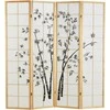 Homestyle4U Kambario pertvara, 176x2x179 cm, ruda