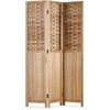 Homestyle4U Kambario pertvara, 120x2,2x170 cm, ruda