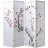 Homestyle4U Kambario pertvara, 176x2.2x179 cm, balta