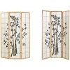Homestyle4U Kambario pertvara, 132x2x179 cm, balta
