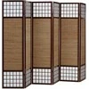 Homestyle4U Kambario pertvara, 264x2.2x175 cm, ruda