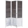 Homestyle4U Kambario pertvara, 120x2x170 cm, ruda, balta