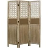 Homestyle4U Kambario pertvara, 120x1,7x170 cm, ruda