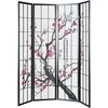 Homestyle4U Kambario pertvara, 176x2x179 cm, juoda, balta, raudona