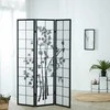 Homestyle4U Kambario pertvara, 132x2x179 cm, juoda