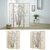 Homestyle4U Kambario pertvara, 176x2x179 cm, ruda
