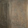 Homestyle4U Kambario pertvara, 160x2x170 cm, ruda