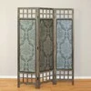 Homestyle4U Kambario pertvara, 120x2x170 cm, ruda