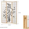Homestyle4U Kambario pertvara, 132x2x179 cm, balta