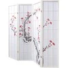 Homestyle4U Kambario pertvara, 176x2.2x179 cm, balta
