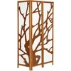 Homestyle4U Kambario pertvara, 130x2.2x175 cm, ruda